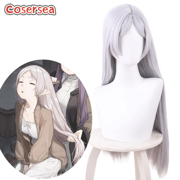 Frieren: Beyond Journey's End Frieren 70cm Grey Cosplay Wigs