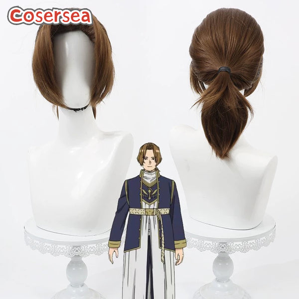 Frieren: Beyond Journey's End Sein Brown Men Cosplay Wigs
