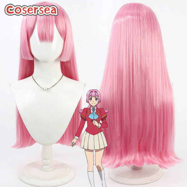 Cosersea From Bureaucrat to Villainess: Dad's Been Reincarnated! Anna Doll 80cm Pink Cosplay Wigs