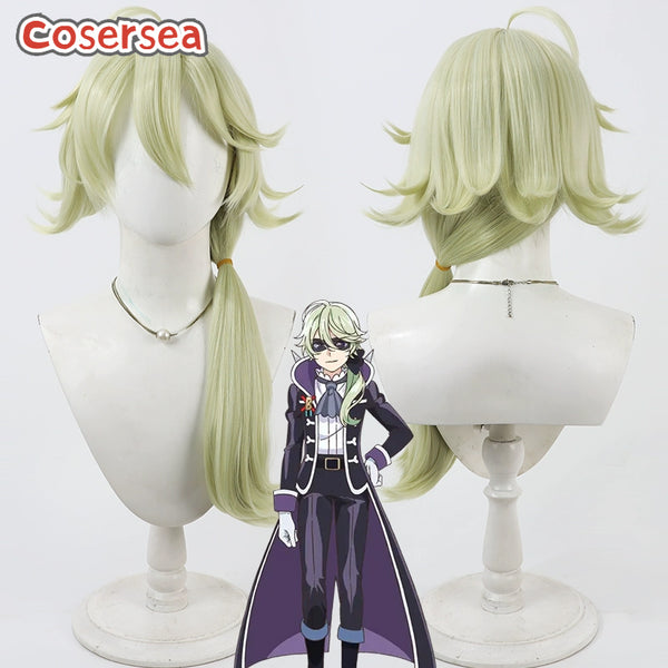 Cosersea Futari wa Pretty Cure Delicious Party Narcistoru 50cm Light Green Cosplay Wigs