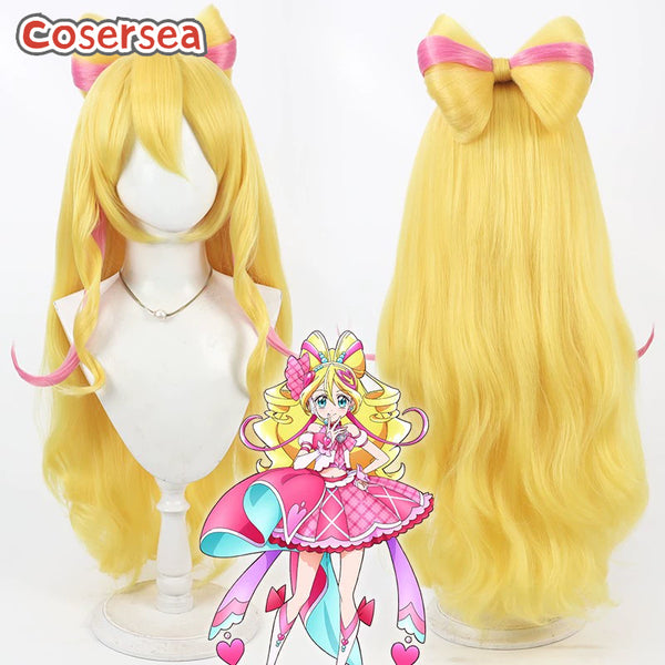 Futari wa Pretty Cure Cure Idol Sakura Uta Cosplay Wigs
