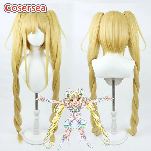 Futari wa Pretty Cure Hikari Kujo 110cm Blonde Cosplay Wigs