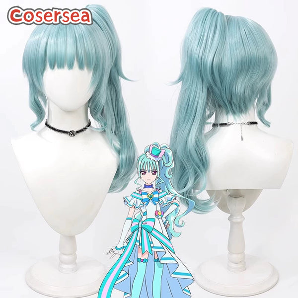 Futari wa Pretty Cure Nekoyashiki Mayu 65cm Green Ponytail Cosplay Wigs