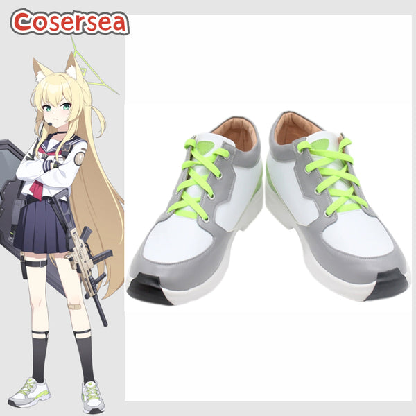 Game Blue Archive Kurumi Cosplay Shoes
