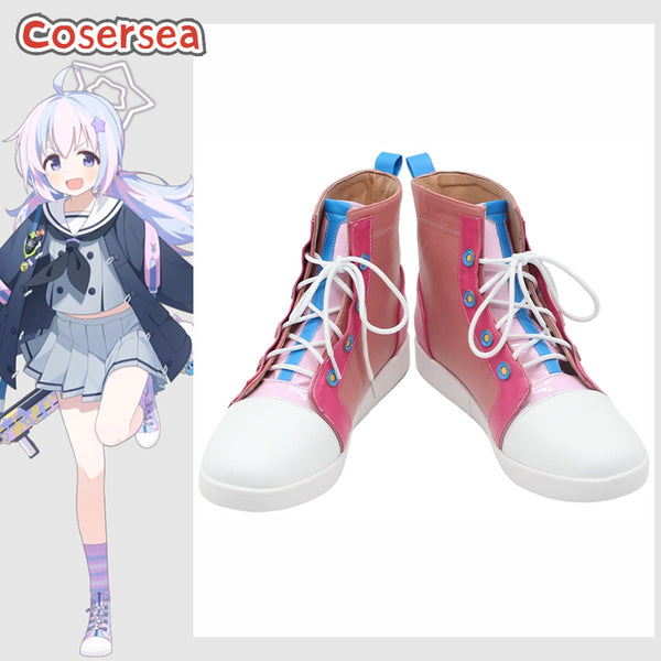 Game Blue Archive Uzawa Reisa Pink Cosplay Shoes