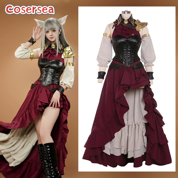 Cosersea Game FF14 Final Fantasy Neo Ishgardian Maiming Cosplay Costume