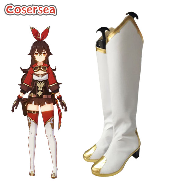 Game Genshin Impact Amber Cosplay Boot Cosplay Shoes