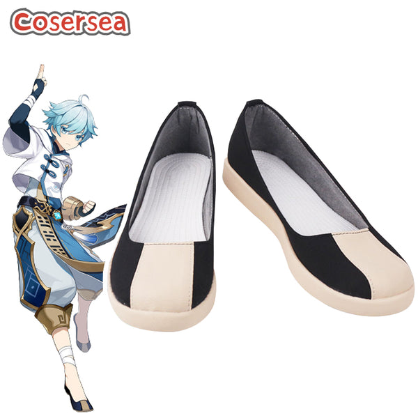 Game Genshin Impact Chongyun Cosplay Shoes