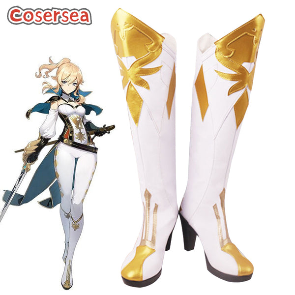 Game Genshin Impact Jean Cosplay Boot Cosplay Shoes