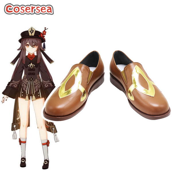 Game Genshin Impact Hutao Cosplay Shoes