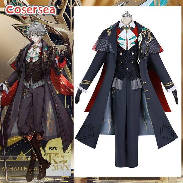 Game Genshin Impact KFC Collab Alhaitham Cosplay Costume