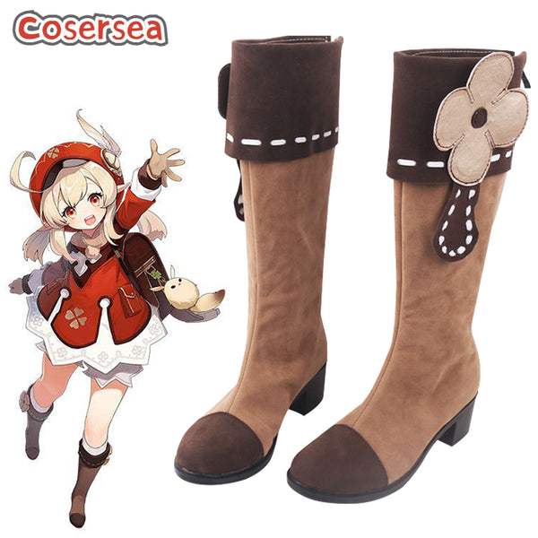 Game Genshin Impact Klee Cosplay Boot Cosplay Shoes
