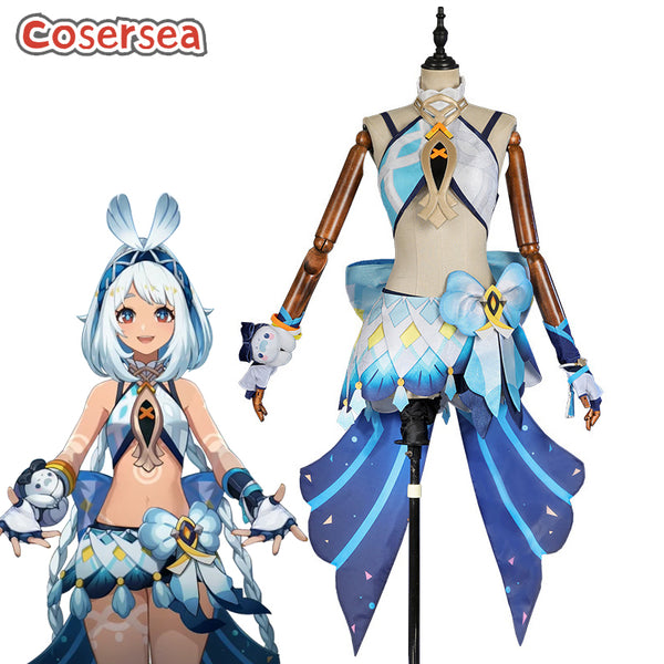 Game Genshin Impact Mualani Cosplay Costume