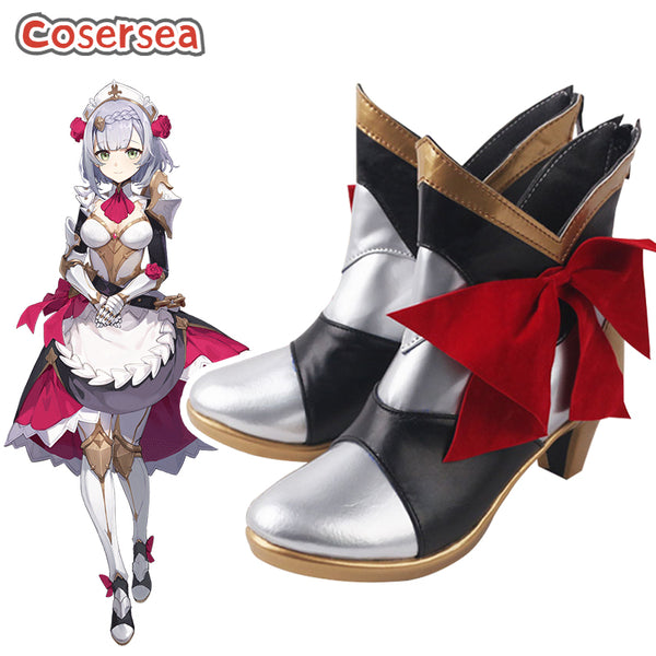 Game Genshin Impact Noelle Cosplay Shoes