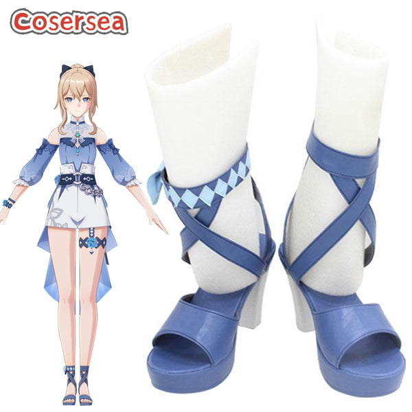 Game Genshin Impact Summertime Jean Cosplay Shoes