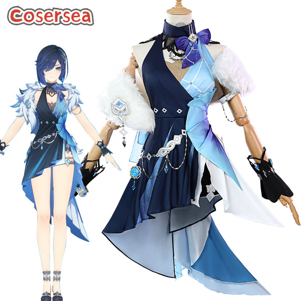 Cosersea Game Genshin Impact Tranquil Banquet Yelan Cosplay Costume