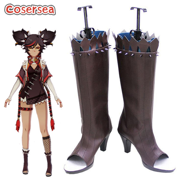 Game Genshin Impact Xinyan Cosplay Shoes