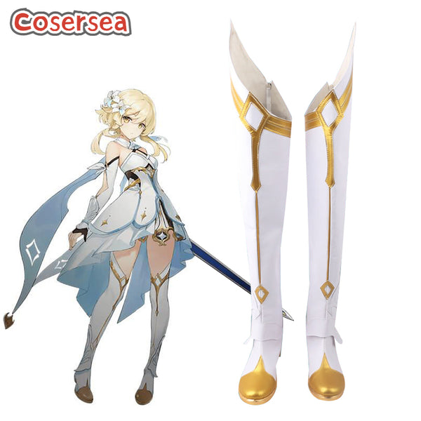 Game Genshin Impact Ying Cosplay Boot Cosplay Shoes
