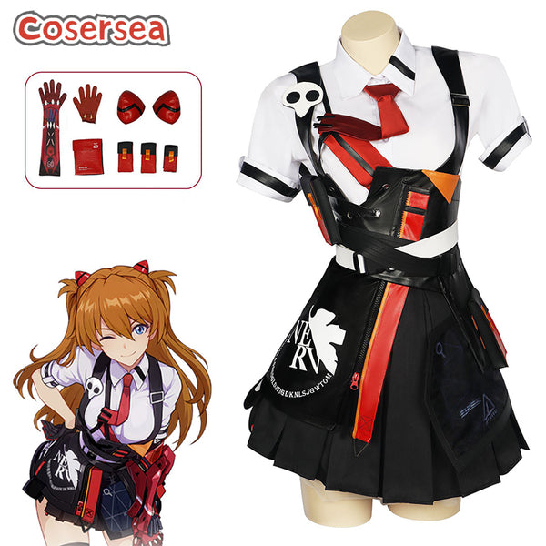 Game Honkai Impact 3 Collab EVA Dress Cosplay Costume
