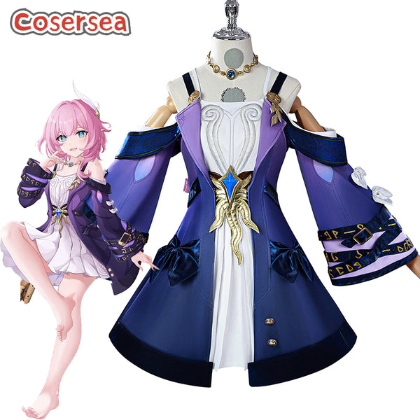 Cosersea Game Honkai: Star Rail Cyrene Halloween Women Dress Cosplay Costume