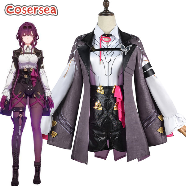 Game Honkai: Star Rail Kafka Halloween Women Uniform Cosplay Costume