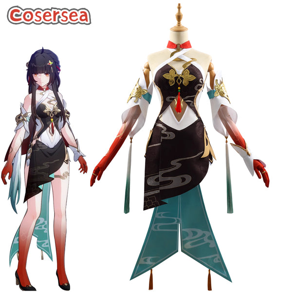 Game Honkai: Star Rail Lingsha Cosplay Costume
