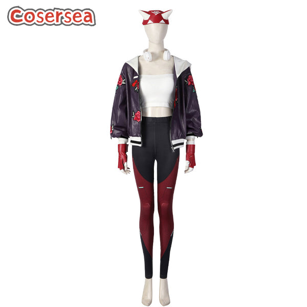 Game Kiriko Women Uniform Cosplay Costume Outfit Fullset