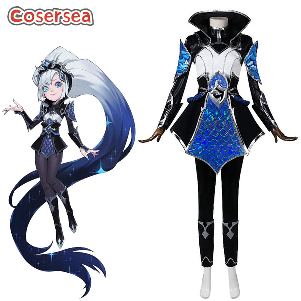 Cosersea Game LOL EDG Zoe Halloween Women Uniform Cosplay Costume