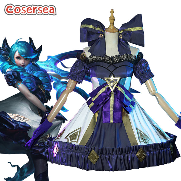 Cosersea Game League Of Legends LOL Gwen Halloween Doll Lolita Cosplay Costume