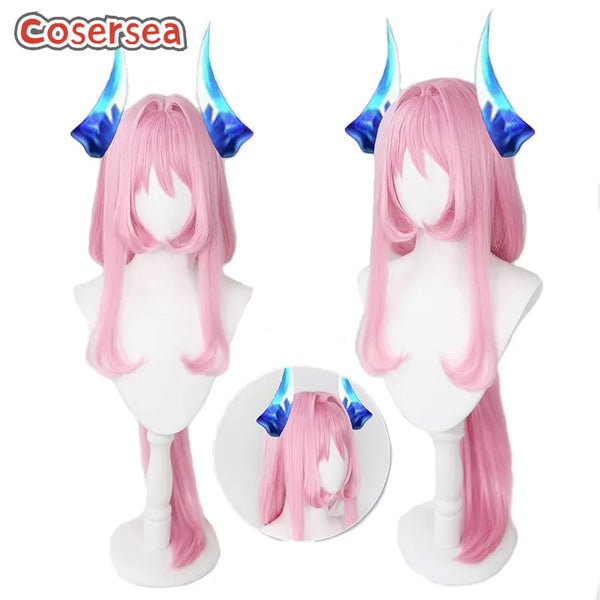 Game LoL DRX Ashe 100cm Pink Cosplay Wigs