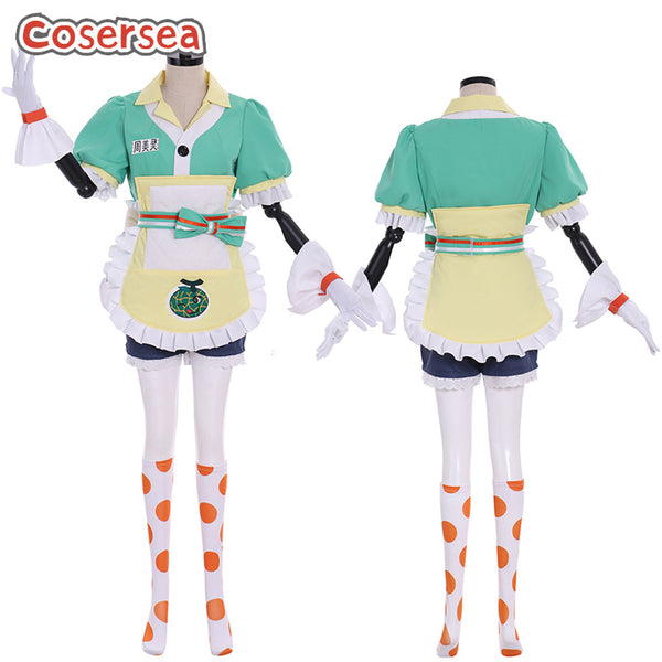 Game OW Honey Dew Mei Cosplay Costume