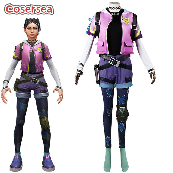 [Support Custom Size]Game Valorant Agent 25 Clove Cosplay Costume