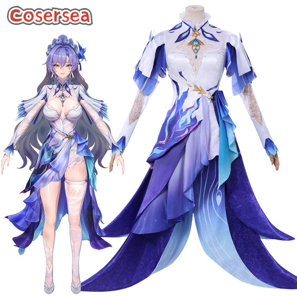 Cosersea Game Wuthering Waves Cantarella Halloween Women Dress Cosplay Costume