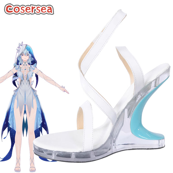 Game Wuthering Waves The Shorekeeper Cosplay Shoes