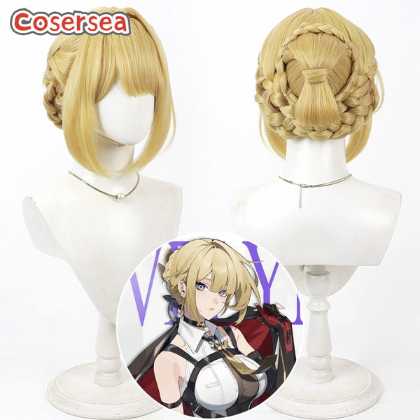 Game Zenless Zone Zero Evelyn Blonde Cosplay Wigs