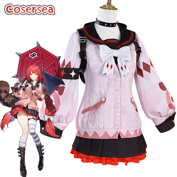 Cosersea Game Zenless Zone Zero Ukinami Yuzuha Cosplay Costume Outfit Fullset