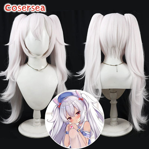 Cosersea Game Azur Lane Laffey 80cm Light Pink Ponytail Cosplay Wigs