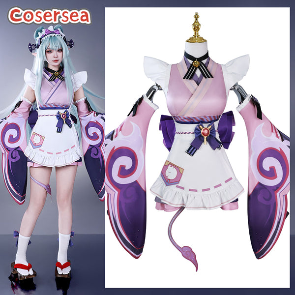 Game Genshin Impact Yumemizuki Mizuki Cosplay Costume