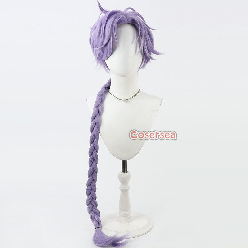 Cosersea Game NU: Carnival Kuya 100cm Light Purple Braided Cosplay Wig ...