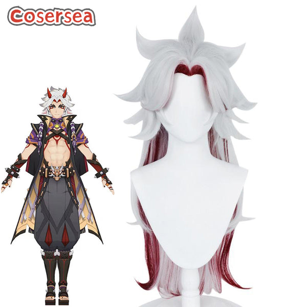 Genshin Impact Arataki Itto Cosplay Wigs