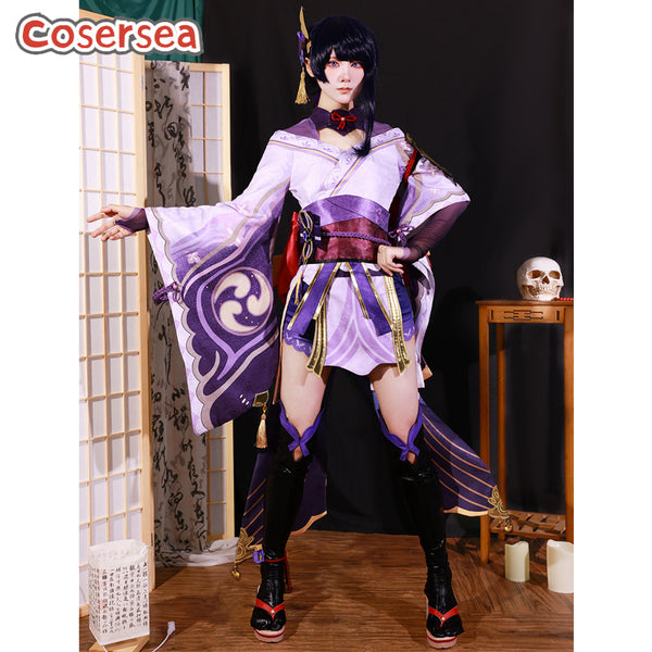 Genshin Impact Baal Raiden Shogun Cosplay Costume