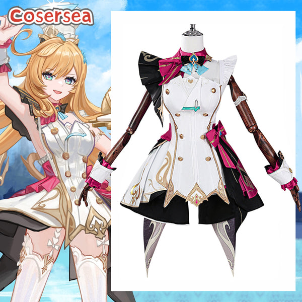 Genshin Impact Escoffier Halloween Women Dress Cosplay Costume
