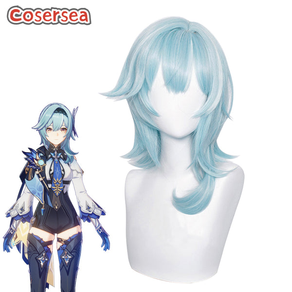 Game Genshin Impact Eula Cosplay Wigs