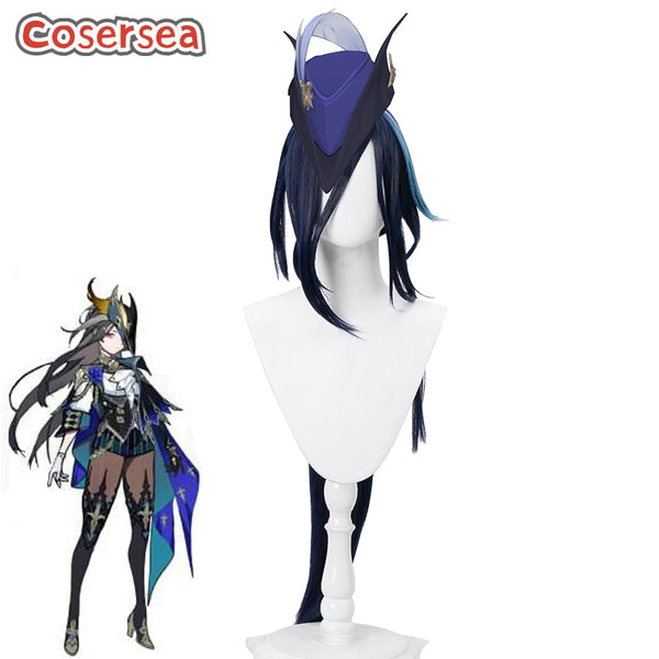 Genshin Impact Fontaine Clorinde Cosplay Wigs