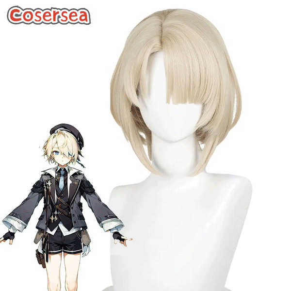 Genshin Impact Fontaine Freminet Cosplay Wigs