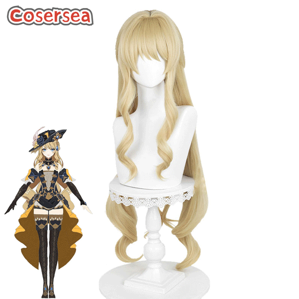 Genshin Impact Fontaine Navia Cosplay Wigs