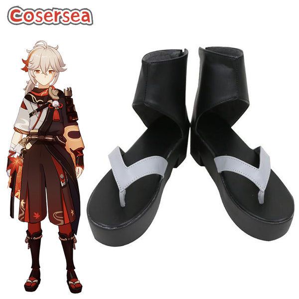 Game Genshin Impact Kaedehara Kazuha Cosplay Shoes