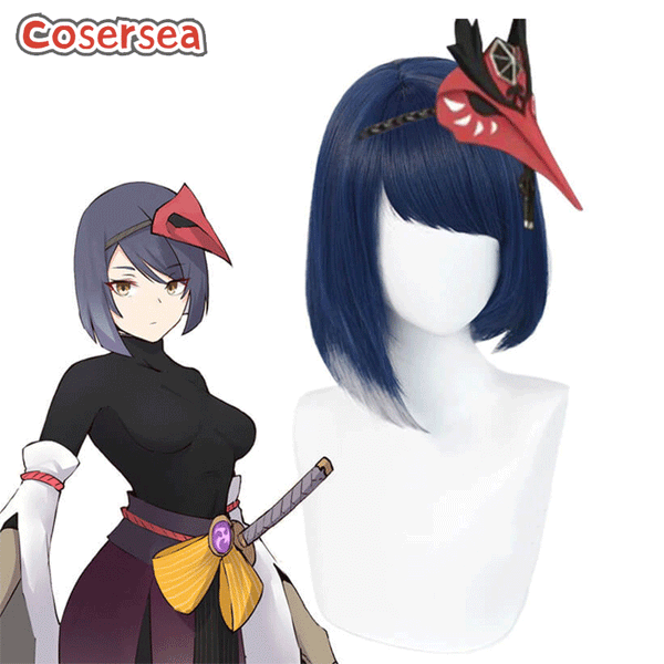 Genshin Impact Kujou Sara Cosplay Wigs