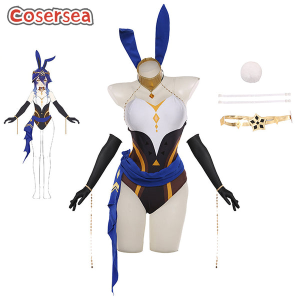 Genshin Impact Layla Bunny Dress Cosplay Costume