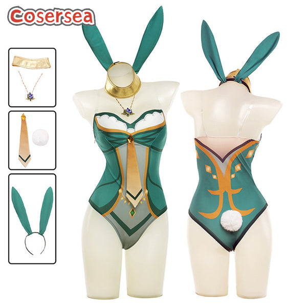 Genshin Impact Lisa Bunny Dress Cosplay Costume